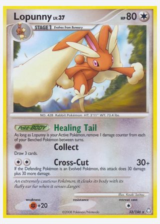 Lopunny — catalogusbeeld