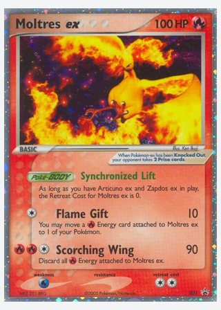 Moltres ex — catalogusbeeld
