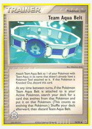 Team Aqua Belt — catalogusbeeld