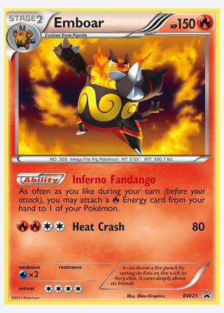Emboar — catalogusbeeld