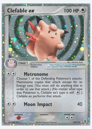 Clefable ex — catalogusbeeld