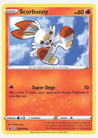 Scorbunny — catalogusbeeld