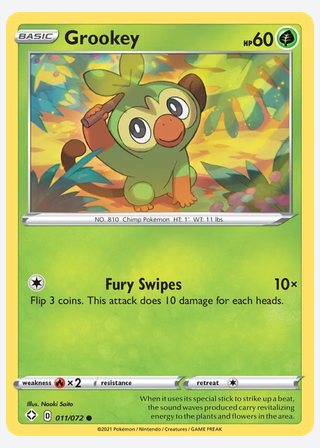 Grookey — catalogusbeeld