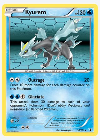Kyurem — catalogusbeeld