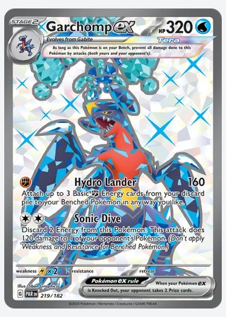 Garchomp ex — catalogusbeeld