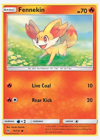 Fennekin — catalogusbeeld