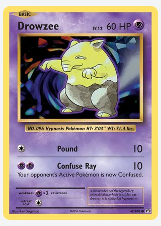 Drowzee — catalogusbeeld