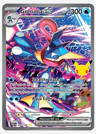 Greninja ex — catalogusbeeld