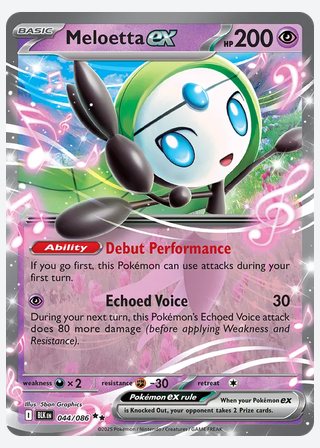 Meloetta ex — catalogusbeeld