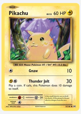 Pikachu — catalogusbeeld
