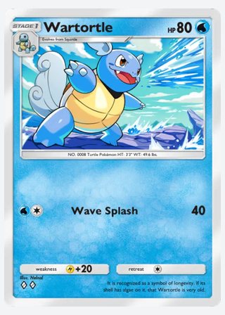 Wartortle — catalogusbeeld