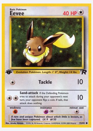 Eevee — catalogusbeeld
