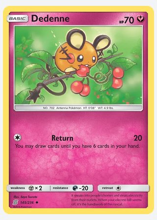Dedenne — catalogusbeeld