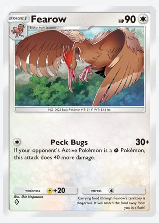 Fearow — catalogusbeeld