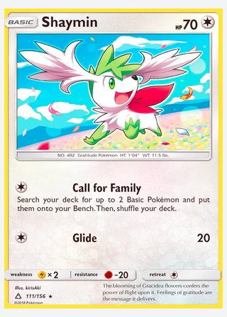 Shaymin — catalogusbeeld