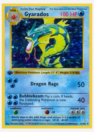 Gyarados — catalogusbeeld