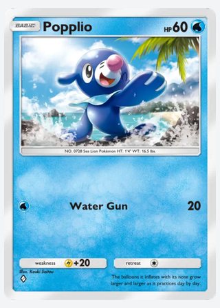 Popplio — catalogusbeeld