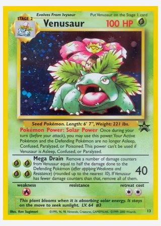 Venusaur — catalogusbeeld