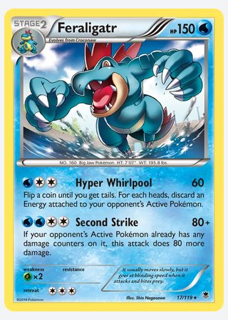 Feraligatr — catalogusbeeld