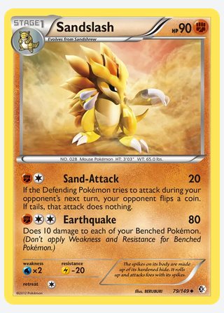 Sandslash — catalogusbeeld