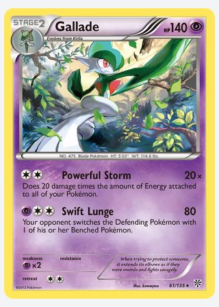 Gallade — catalogusbeeld