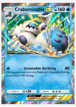 Crabominable ex — catalogusbeeld