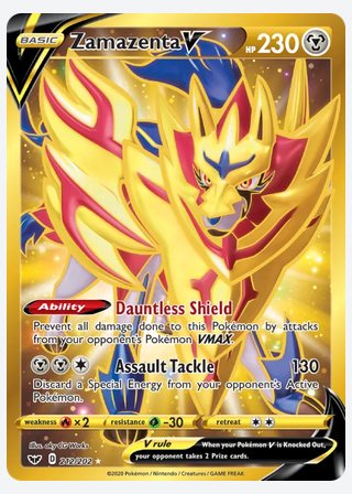 Zamazenta V — catalogusbeeld
