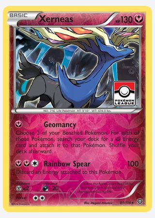 Xerneas — catalogusbeeld
