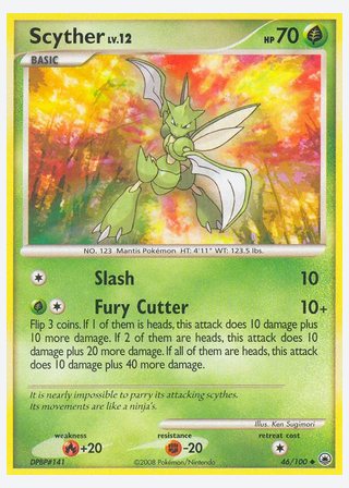 Scyther — catalogusbeeld