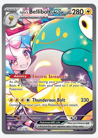 Iono's Bellibolt ex — catalogusbeeld