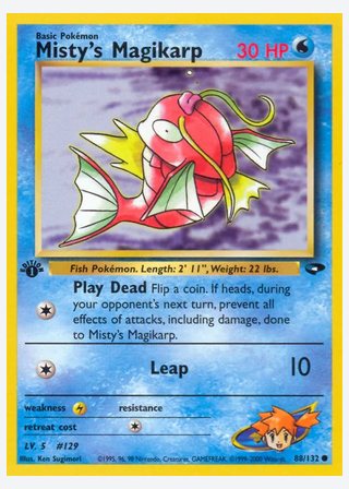 Misty's Magikarp — catalogusbeeld