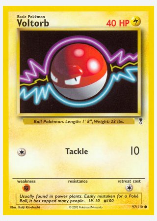 Voltorb — catalogusbeeld