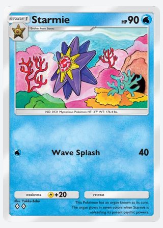 Starmie — catalogusbeeld