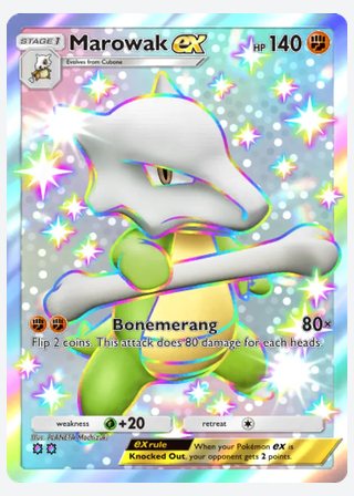 Marowak ex — catalogusbeeld