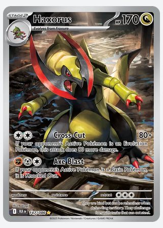 Haxorus — catalogusbeeld