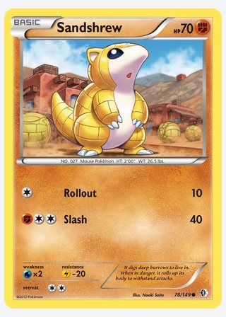 Sandshrew — catalogusbeeld