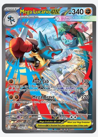 Mega Lucario ex — catalogusbeeld