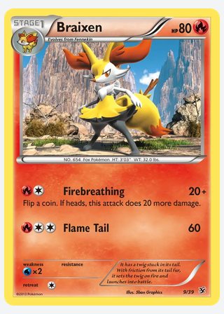 Braixen — catalogusbeeld