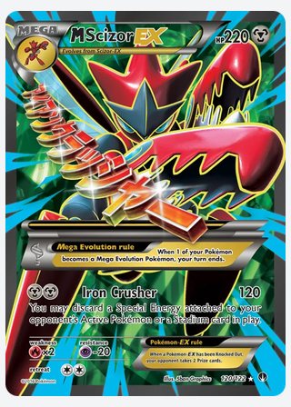 M Scizor EX — catalogusbeeld