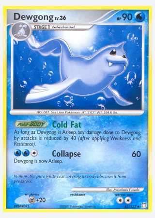 Dewgong — catalogusbeeld