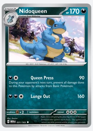 Nidoqueen — catalogusbeeld