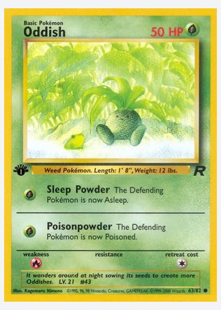 Oddish — catalogusbeeld