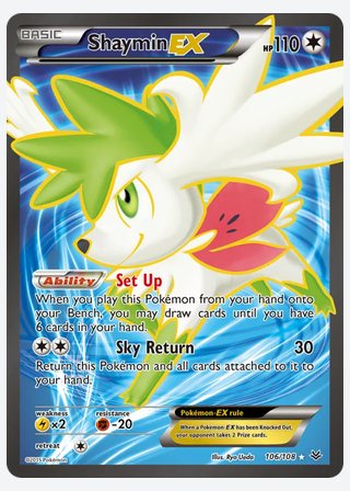 Shaymin EX — catalogusbeeld