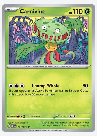 Carnivine — catalogusbeeld