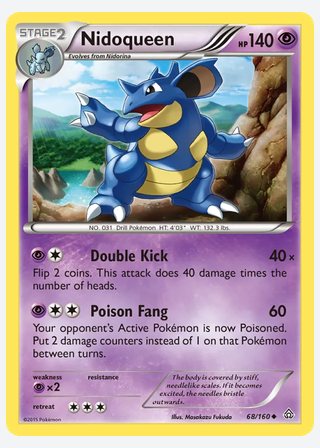 Nidoqueen — catalogusbeeld