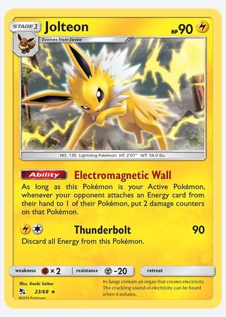 Jolteon — catalogusbeeld