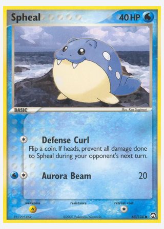 Spheal — catalogusbeeld