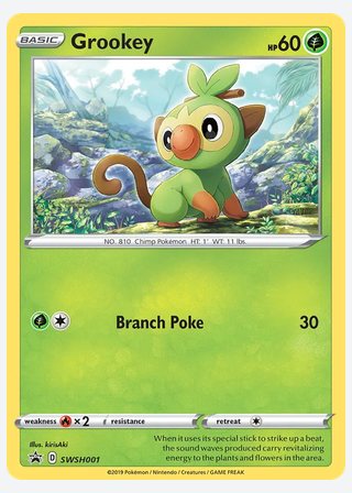 Grookey — catalogusbeeld