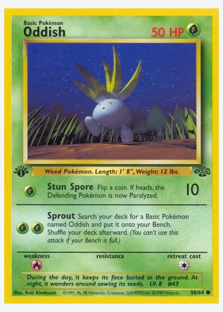 Oddish — catalogusbeeld