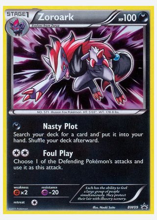 Zoroark — catalogusbeeld
